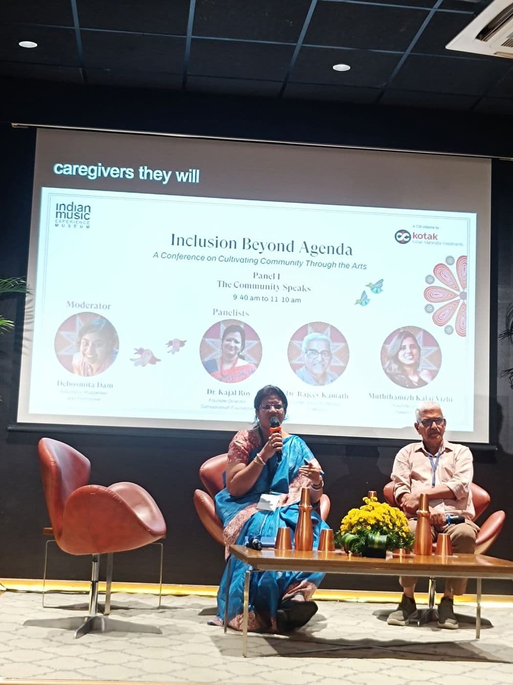Panelist at Indian Music Experience Museum, photo 1