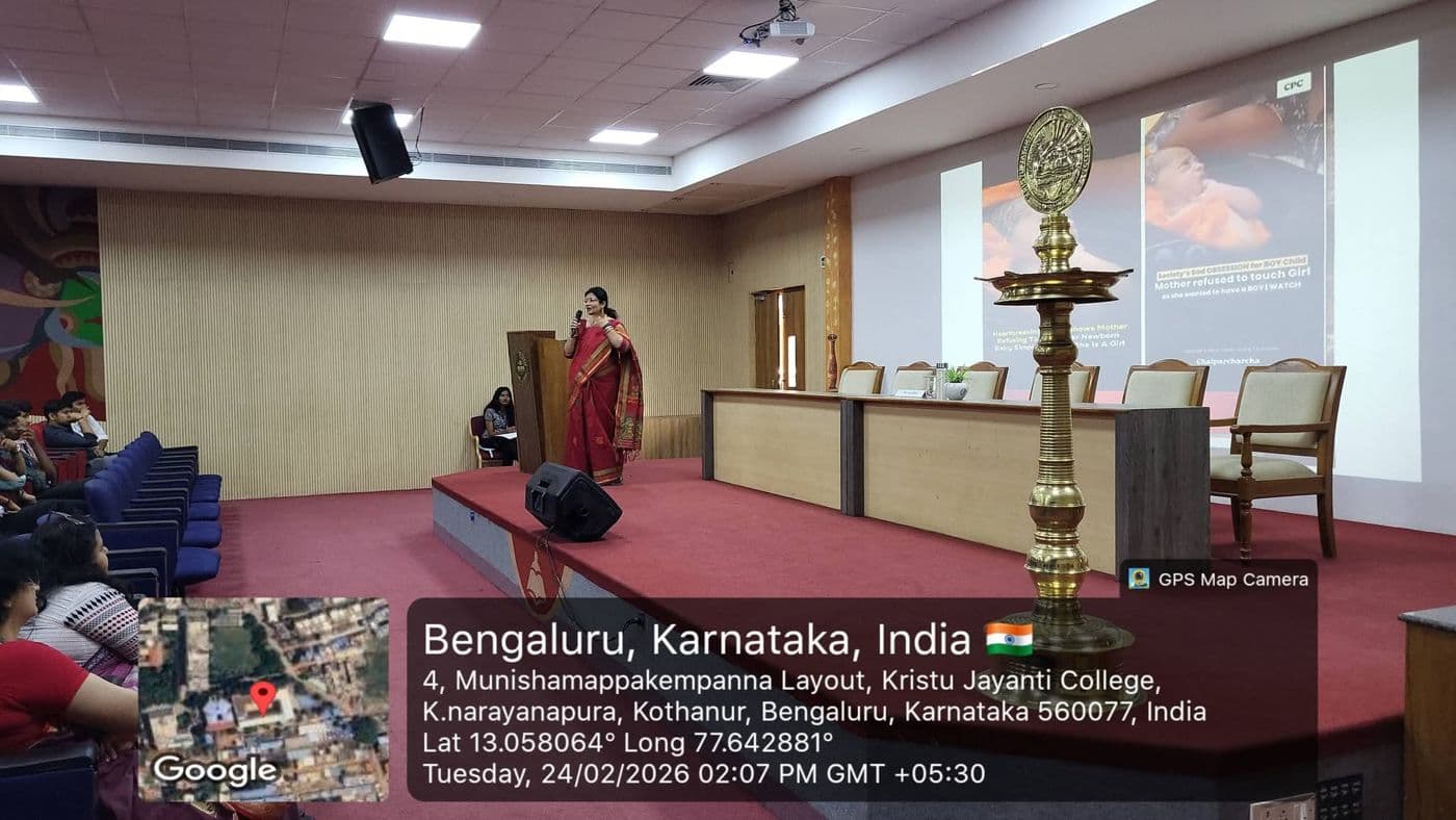 Expert Lecture at Kristu Jayanti University, photo 1