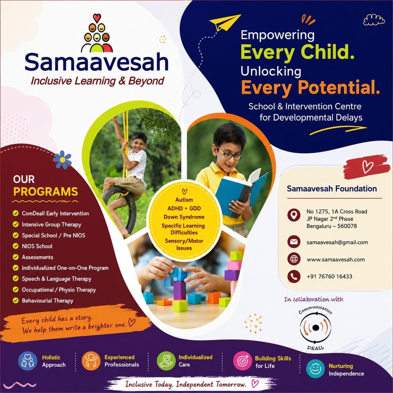 Samaavesah 'Our Programs' brochure