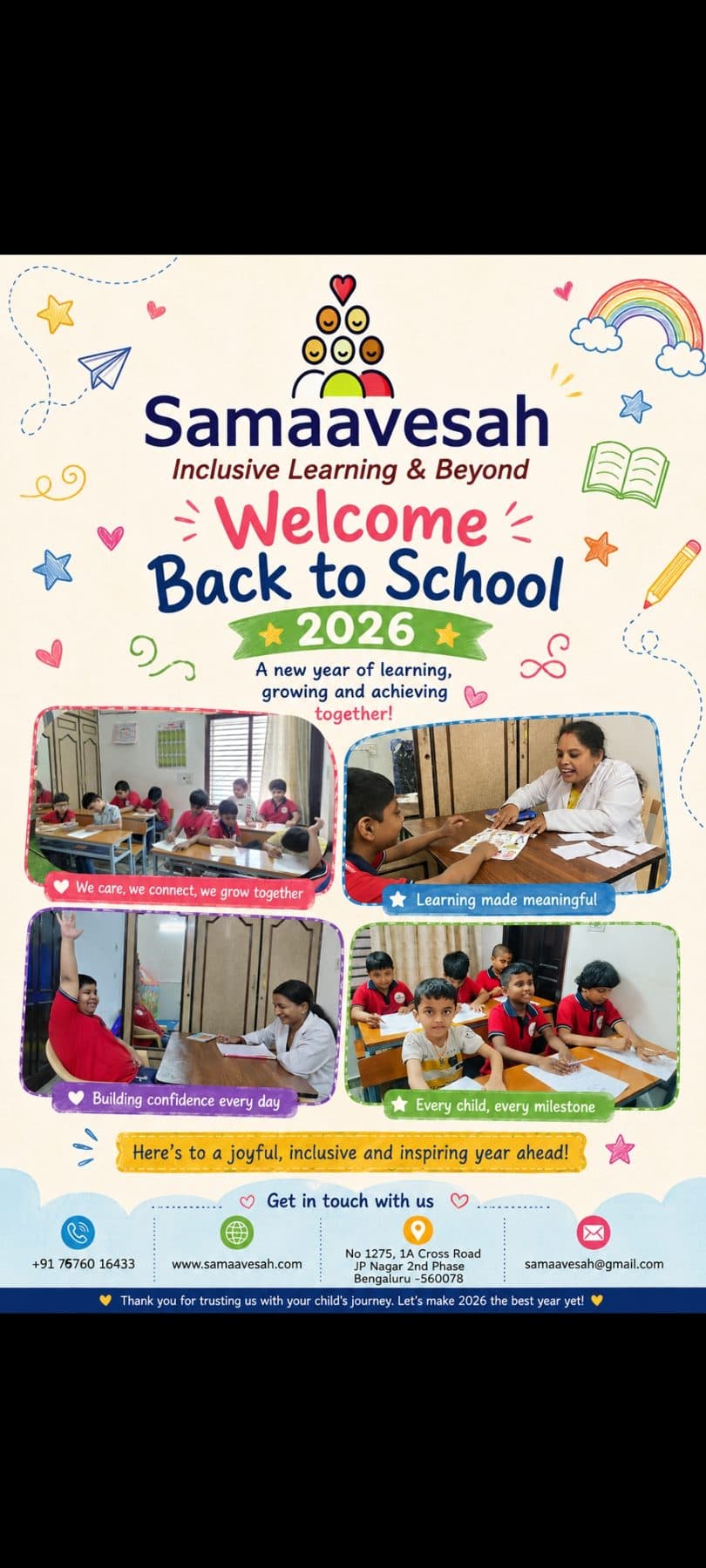 Welcome back to school, Samaavesah