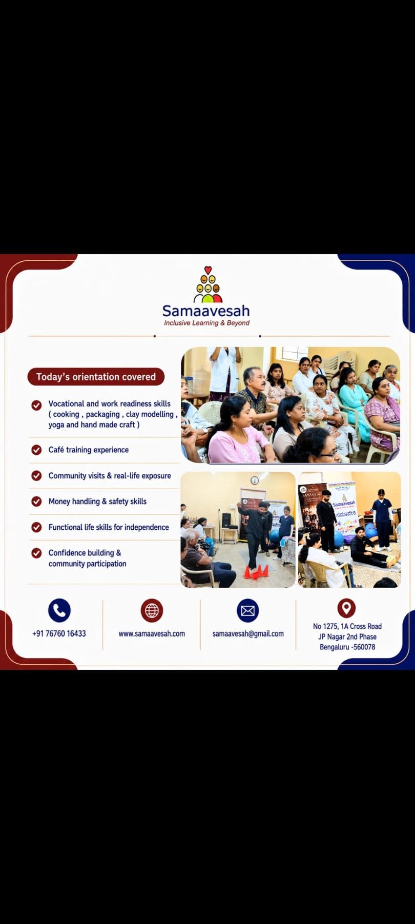 Vocational skills orientation at Samaavesah
