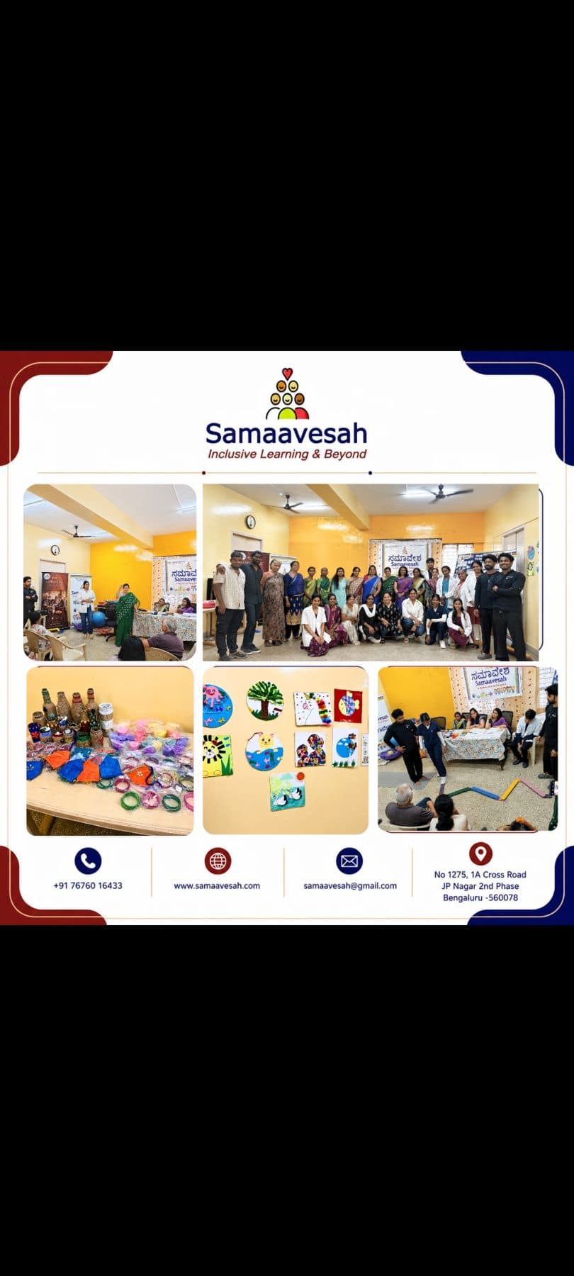Activities at the Samaavesah centre