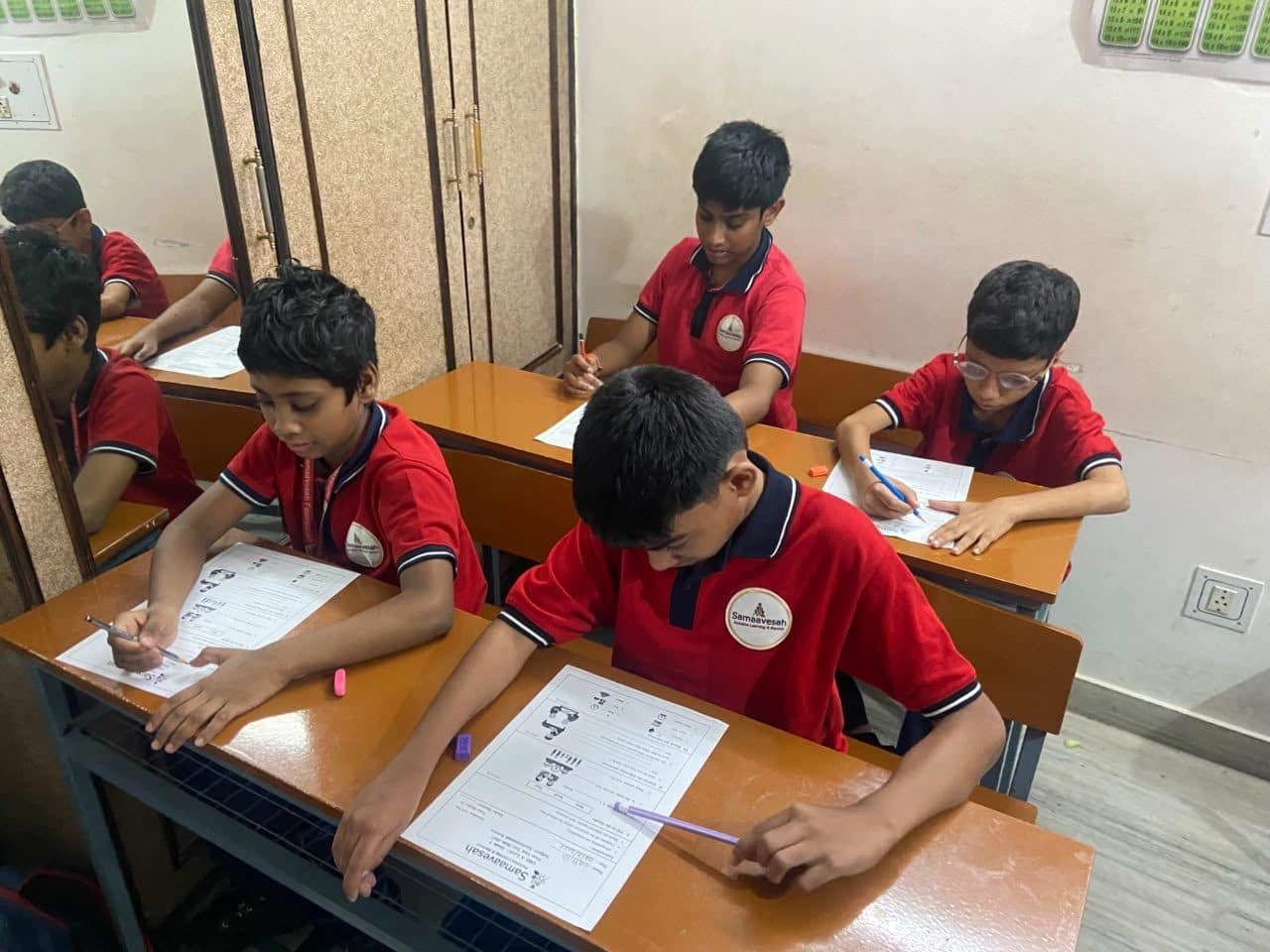 A learning session at Samaavesah Academy
