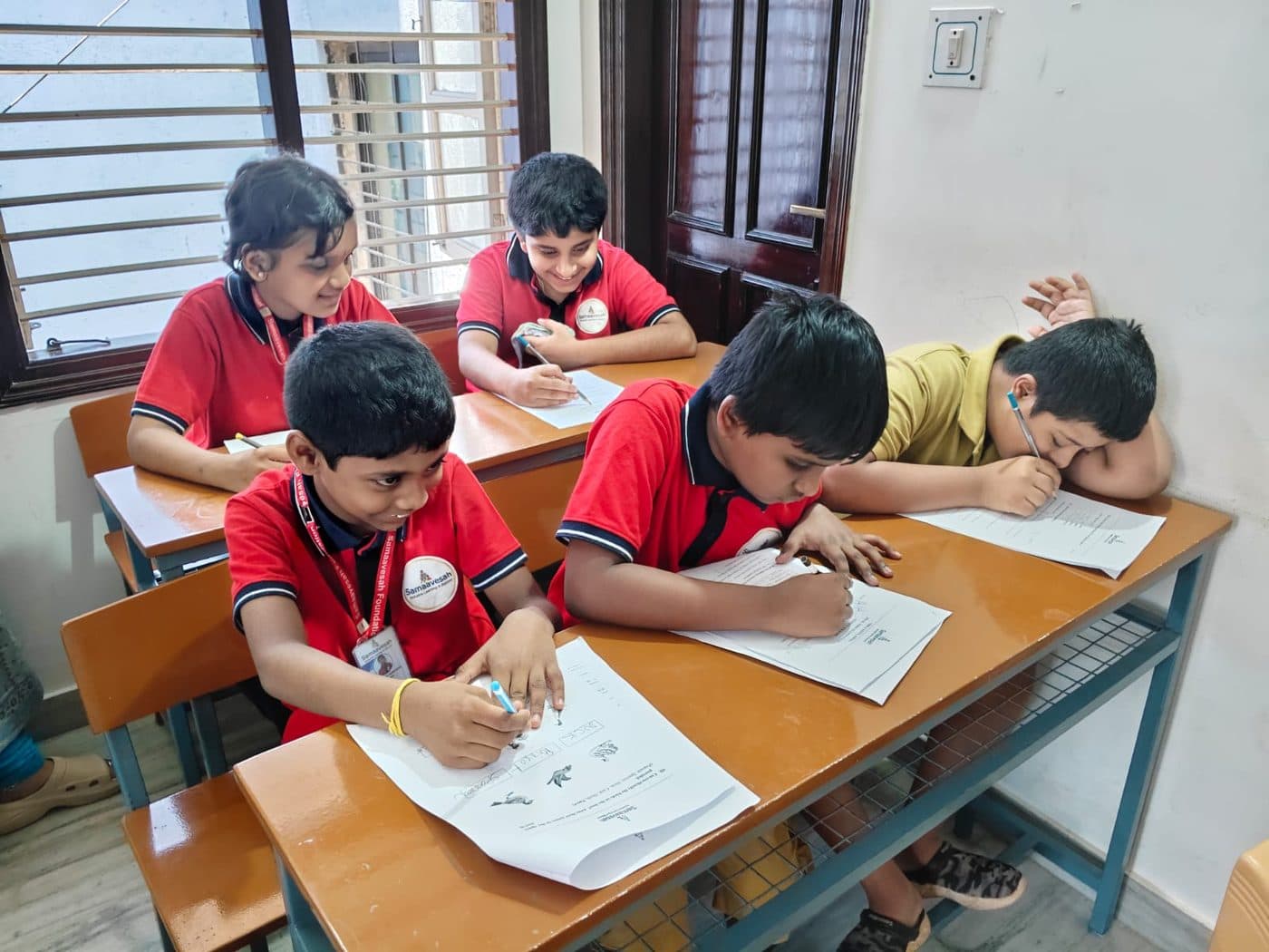 A learning session at Samaavesah Academy
