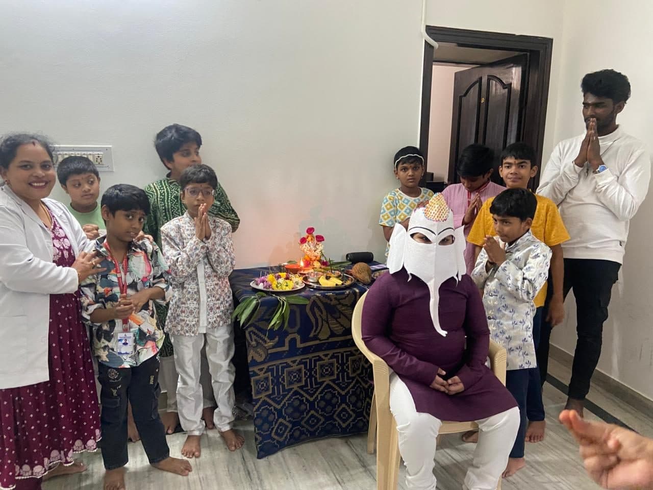 A celebration at Samaavesah