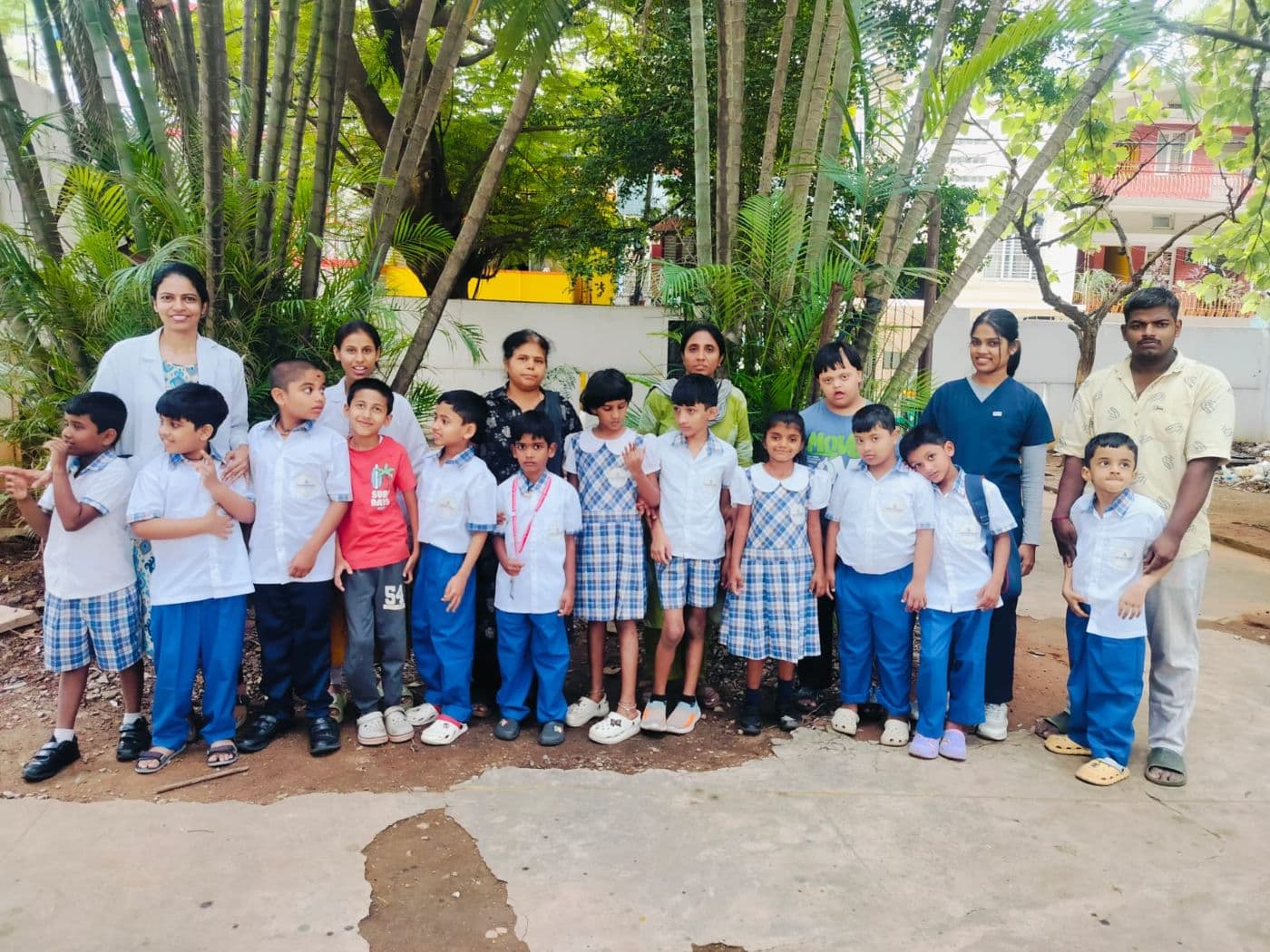 School outing group photo