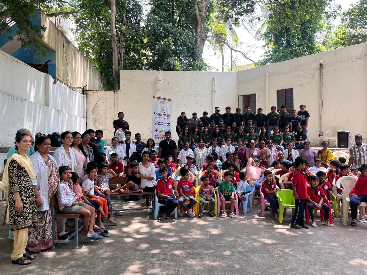 Families and children at a Samaavesah event