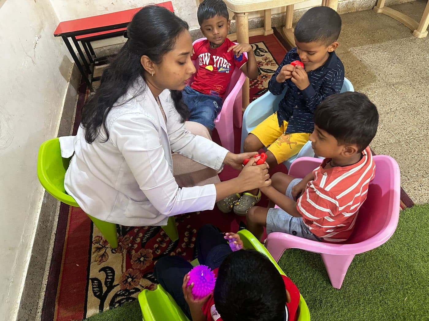 Therapy session at Samaavesah
